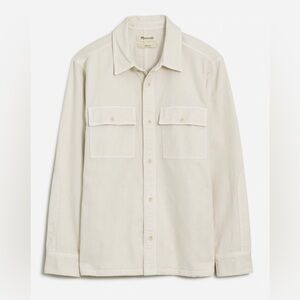 Madewell Straight Hem Garment-Dyed Work Shirt